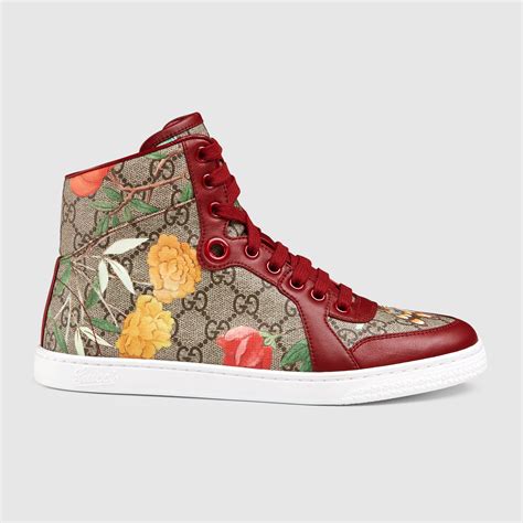 gucci tian high top sneaker|Gucci Sneakers for Women .